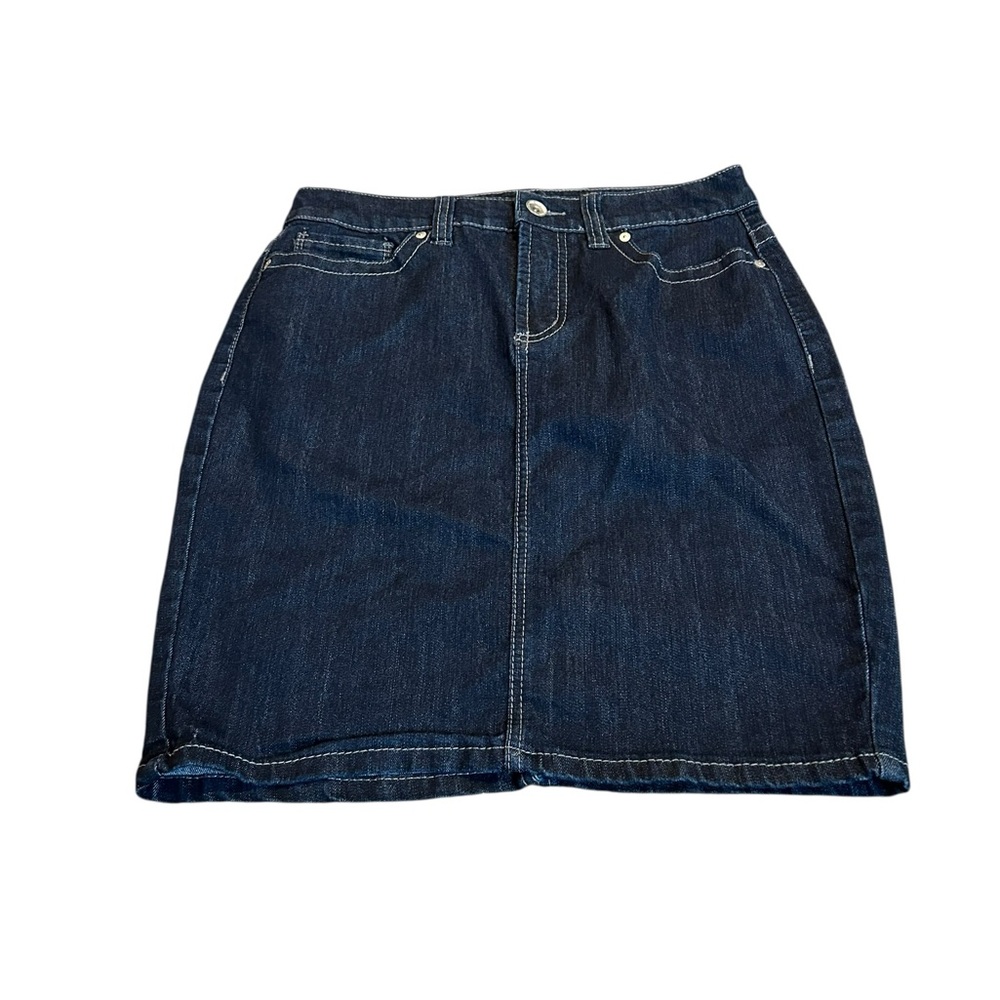 NINE WEST denim pencil skirt